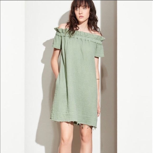 💢 2 for $30 - Anthropologie amadi muella off the shoulder dress - Picture 1 of 14